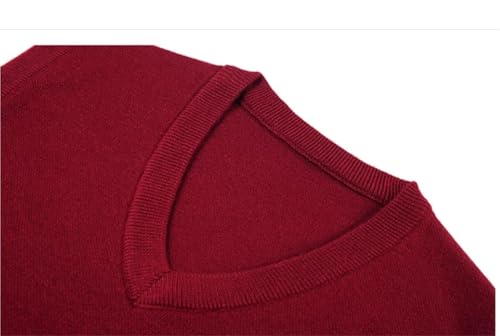 Dcvmvmn Men's Winter Cashmere Vest Knitted Sleeveless Sweater Vest Slim Light Sports Sweater Waistcoat4