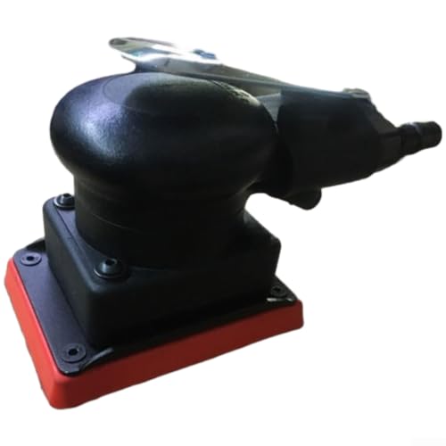 Lijadora de aire industrial con base de 75x100 mm y flujo continuo negro 2