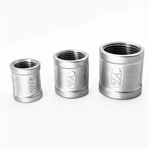 Accesorio tubería acero inoxidable 304 rosca hembra BSPP 1-1/4 pulgadas 4