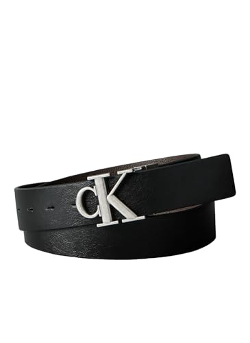 Calvin Klein Cinture da uomo CK BUCKLE TUMBLED 35MM ADJ/REV