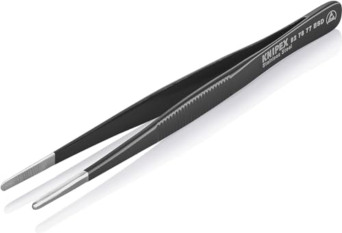 KNIPEX Universalpinzette ESD Geriffelt Mattiert 145 mm, 92 78 77 ESD