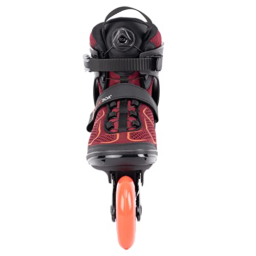 K2 Skate Alexis 90 Boa, Color: Burgandy/Orange, Size: 6 (I220202201060) by K2 - Image 4