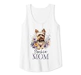 Photo Gallery donna yorkie mom cute dog vintage fiori yorkshire terrier mamma canotta Photo Gallery donna yorkie mom cute dog vintage fiori yorkshire terrier mamma canotta
