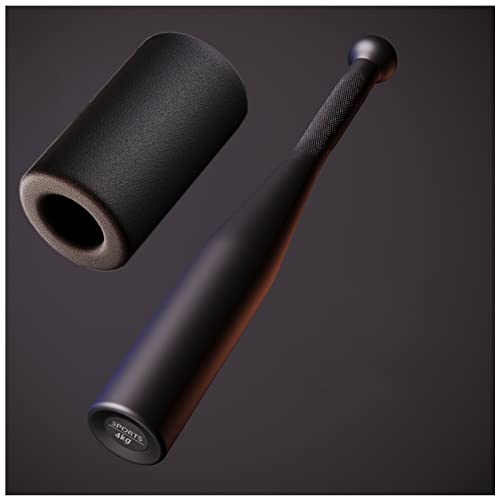 Steel Indian Club Indian Club Stahl Schwungkeule fürs Effektive Ganzkörpertraining in Verschiedenen Gewichtsklassen Zuhause Krafttraining Keulen zum Muskelaufbau Aufwärmen,4kg/8.8lb