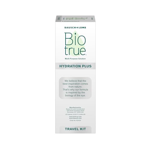 Biotrue Contact Lens Solution, Multi-Purpose Solution for Soft Contact Lenses, Lens Case Included, 2 FL OZ Travel Size (Pack of 6) - Thumbnail 4