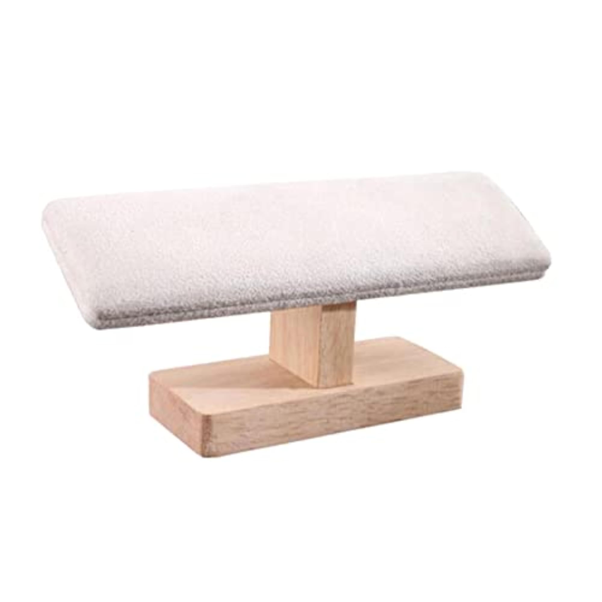 Beige Velvet Bracelet Holder Jewelry Display Stand