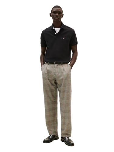 Image of Tommy Hilfiger Mens Short Sleeve Cotton Pique Polo Shirt in Regular Fit