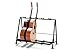 Hercules Stands GS525B 5-space Guitar Rack for Electric, Acoustic, and Bass Guitars with Two Extension Yokes