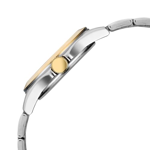 Image of Sonata Poze 8 Quartz Analog with White Dial IPS+IPG Stainless Steel Strap Watch for Men - SP70105BM01W