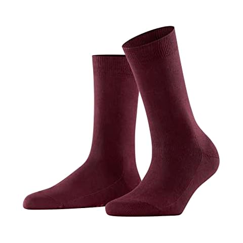 FALKE Women's Sustainable Cotton Socks, Red Barolo Cover