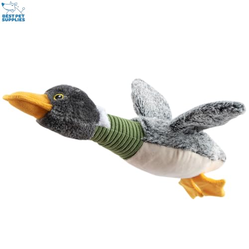 Image of Best Pet Supplies Interactive Squeaky Dog Chew Toy, Ideal Dog Toys for Chewers, Small, Medium & Large Dogs, and Fetch Lovers - Duck (Mystery Box), Large