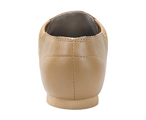 Dynadans Unisex PU Leather Upper Slip-on Jazz Shoe with Arch Insert for Women and Men's Dance Shoes4