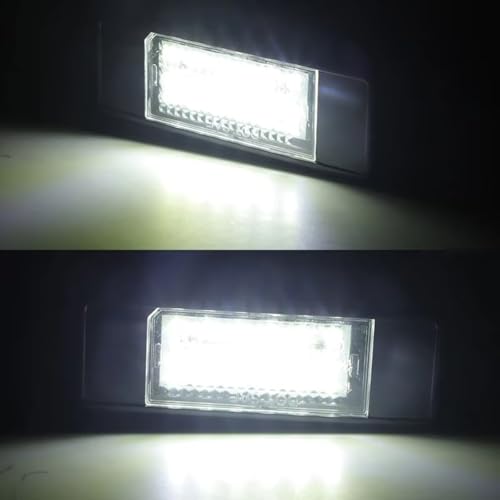 Evita multas nocturnas con la iluminación matrícula Peugeot 106 y 1007 que sustituye al foco viejo 6