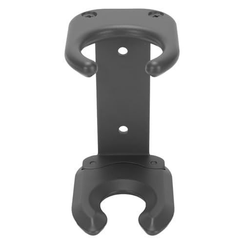 Soporte de pared para secador de pelo, organizador de metal para el hogar, hotel, salón, HD08, HD15, HD16, HD18, almacenamiento montado en la pared con instalación autoadhesiva de tornillo (gris)