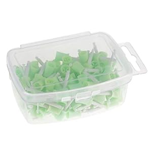 Heitune 100pcs / Set Tandpolijstmiddel Rubber Cup Teeth Vlekverwijderen Whitening Polijsten Tandarts Tool