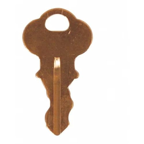 Key, Gold, Nickel Material, 1 1/2 in, for Use with