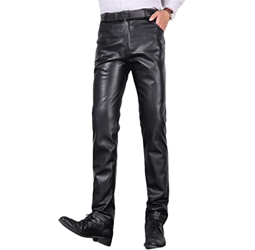 Pantalon peau de mouton homme contre le froid hivernal à taille élastique