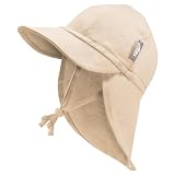 Jan & Jul 50+ UPF Sonnenhut für Kleinkinder mit Bändern und weitem Rand (Hafer, Größe M: 6-24 Monate)