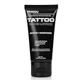 Pamiou Tattoo Aftercare Lotion For New Tattoos - Moisturizing, Soothing, and Promote Healing, Naturally-Derived Ingredients, Petroleum Free, Fragrance Free - Travel Size 50ml