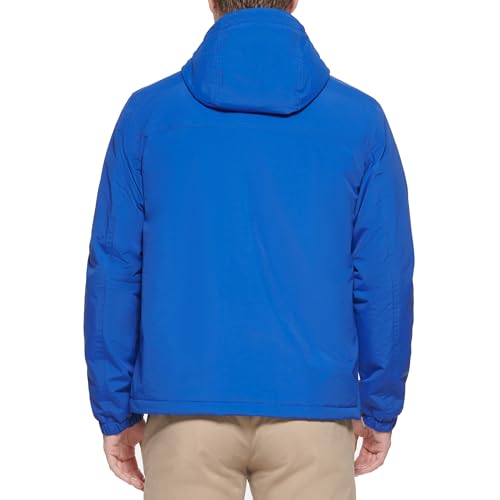 Image of Tommy Hilfiger Adaptive Men's Performance Fleece Lined Hooded Popover Jacket