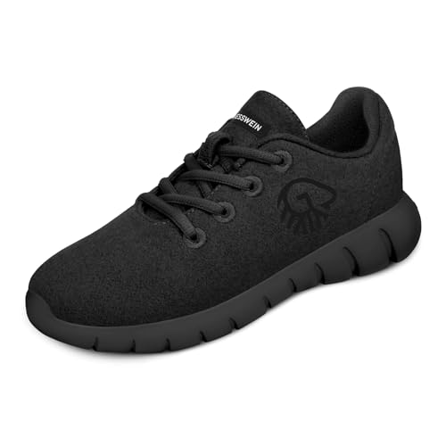 GIESSWEIN Merino Runners Women – Modische Damen Sneaker aus Merinowolle – Atmungsaktive Halbschuhe für gesunden Gang – Bequeme Damen Schuhe für Alltag, Büro & Freizeit