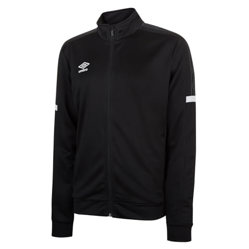 UMBRO Track Jacket Chaqueta Deportiva, Negro (Black/White 090), Large (Tamaño del Fabricante:L) para Hombre