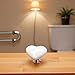 1Pcs White Love Heart Shaped Toilet Tank Button, Colorful Love Toilet Button, Toilet Push Button Flush Replacement, Toilet Replacement Parts,Portable Accessory Handle Toilet Press Tool Toilet Parts