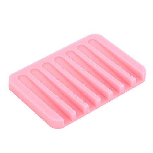 Nidy Self Draining Silicone Drying Mat Silicone Soap Dish Soap Holder Soap Tray Cute Soap Dish Bathroom Toilet Plate Draining Drying Mat Soap Dish Holder Tray (11.5 x 8.5 x 1.5 cm (B09138H1F8) Amazon Price History, Amazon Price Tracker