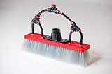 Tucker Dual Trim Nylon Standard Size, Water Fed Nylon Brush with 4 Pencil Jets, for Window and Solar