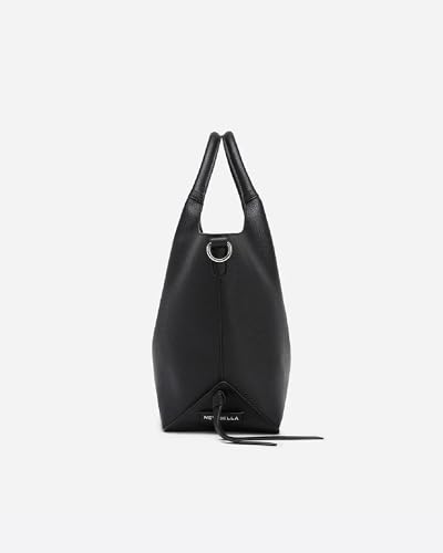 Image of NEWBELLA Women's Hobo Purse - Faux Leather Shoulder Bag & Tote Handbag, Spacious Work Bag for Commute & Daily Use (Black-2)