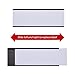 Eeoyu Magnetic Label Holders with Magnets Magnetic Data Card Holders with Clear Plastic Protectors for Metal Shelf, Whiteboard, Set of 50 (0.8 x 3 Inch)