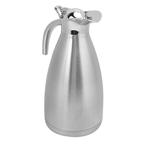 Boccetta Termica Sottovuoto da 2 Litri Caraffa per caffè con Urna per in Acciaio Inossidabile per Acqua Calda tè Bevande Calde