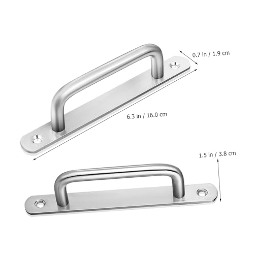 4 manijas modernas de aleación de aluminio con acabado robusto para interior 5