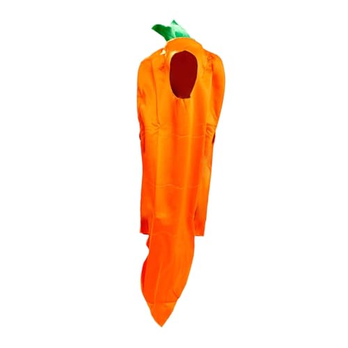 F Fityle Costume da cibo, novità, costume da cosplay per compleanno, mascherata, gioco di ruolo, Carote Bambini