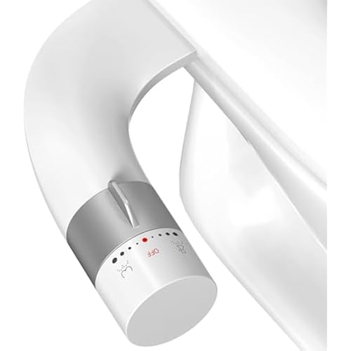 Ultra-Slim Bidet Attachment for Toilet, Non Electric Retractable Nozzles (Posterior/Feminine Wash) Hygienic Bidets Existing Toilets Seat, Adjustable Water Pressure, Water Sprayer Baday