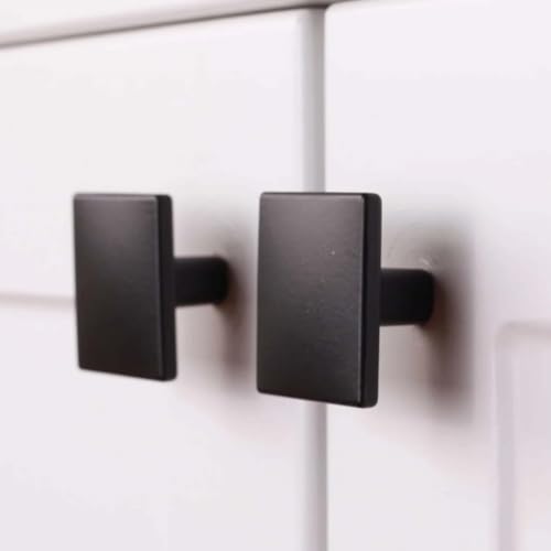 Image of Bniture Premium Cabinet Knobs and Pulls, Dresser Drawer Handles, Kitchen Knobs (Black Finish) (Pack of 12)