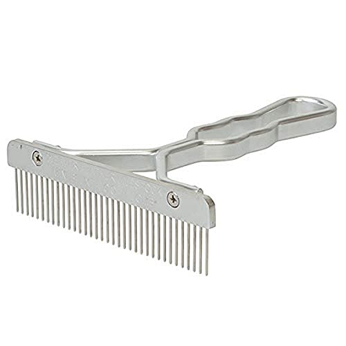 Weaver Leather Mini Show Comb, Aluminum Handle, Stainless Steel Blade Weaver Leather Mini Show Comb, Aluminum Handle, Stainless Steel Blade