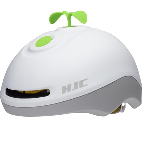 HJC �w�����b�g ���]�� �q�� �q���p�w�����b�g ���]�� �L�b�Y �q�������̃w�����b�g �J�X�^�}�C�Y�\ ������� ���[�^�[�T�C�N���w�����b�g���[�J�[(GLEO) S(49-55cm) (MT WHITE GREY)