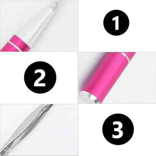 Lápiz esculpir cabello Operitacx con 10 cuchillas de acero inoxidable para peluquería 6