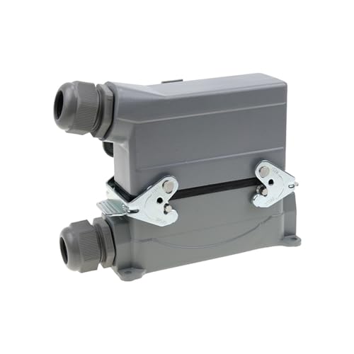 Conectores resistentes HDC-HE-24 de aviación con cubierta impermeable para cableado industrial 5