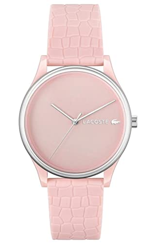 Lacoste Reloj Analógico de Cuarzo para Mujer con Correa en Silicona Rosa - 2001248
