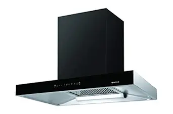 Faber 90 cm 1350 m3/hr box-type Kitchen Chimney (HOOD JUPITER HC SC BK 90, Filterless technology, Touch Control, Black)