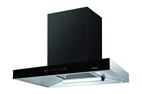 Image of Faber 90 cm 1350 m /hr box-type Kitchen Chimney (HOOD JUPITER HC SC BK 90, Filterless technology, Touch Control, Black)