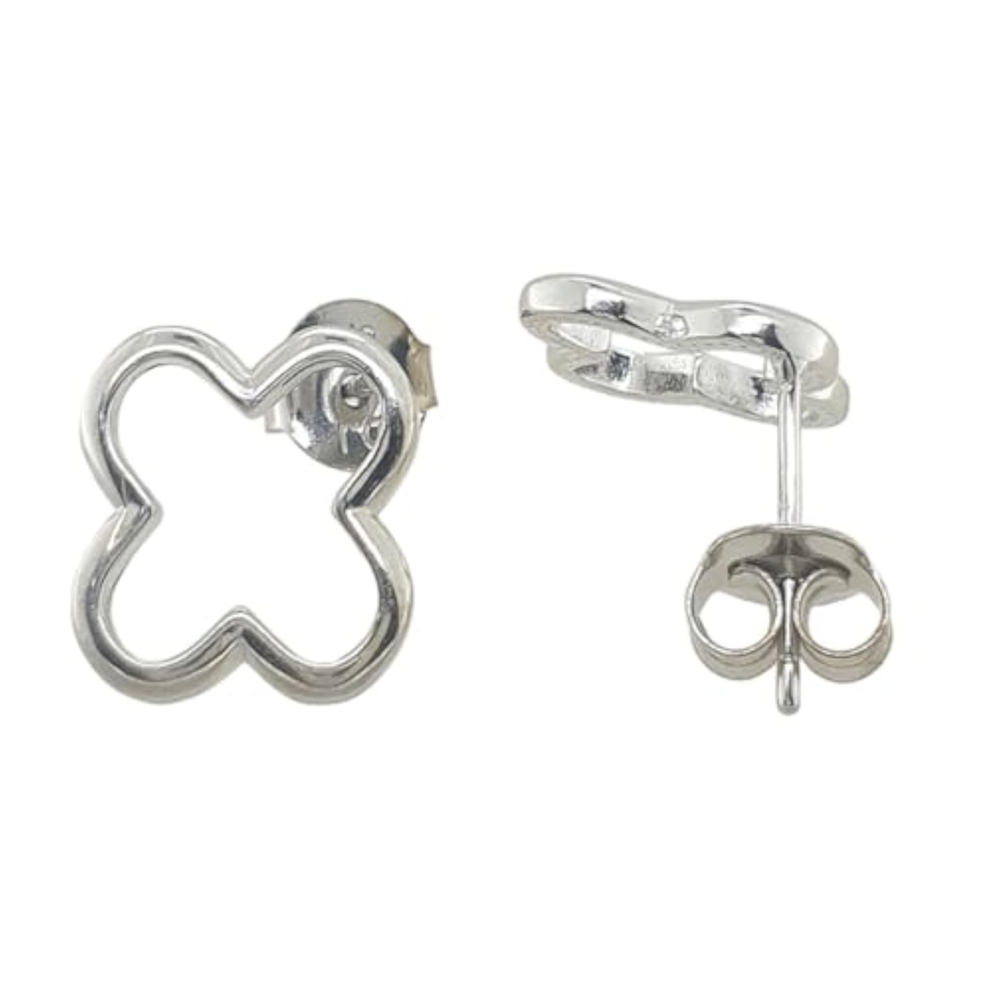 Women's 925 Sterling Silver Lightweight Designer Stud Earrings