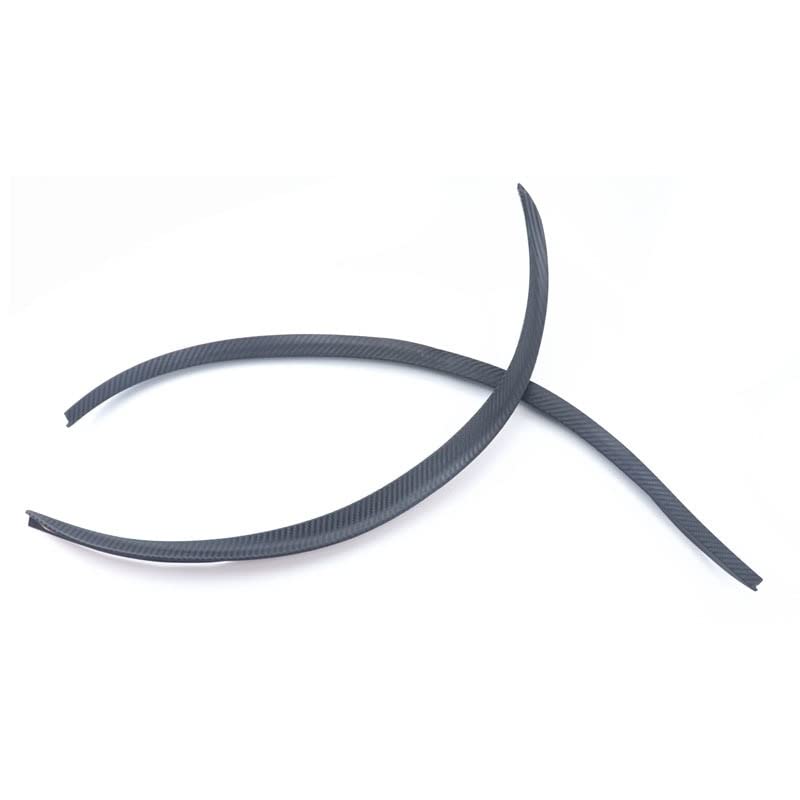 2pz gomma nera auto ruota arco sopracciglia labbra rivestimento