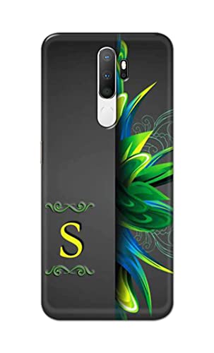 Image of Name II Initial II Letter Alphabet S Hard Back Case Cover for Oppo A5 (2020) / Oppo A9 (2020) / Oppo A11x Back Cover -(J5) VNS2222