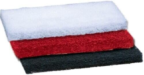 40125 Flexible Head Scrubber Fine Replacement Pad, White 40125