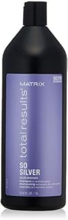 MATRIX Total Results So Silver Color Depositing Purple Shampoo For Neutralizing Yellow Tones
