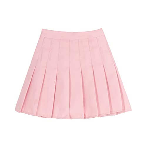 Falda pantalón plisada con cintura elástica y corte en línea A