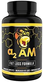 Gorilla Mind a2 AM Fat Burner Capsules – Advanced Fat Loss Formula / Suppresses Appetite, Increased Fat Loss, Increased Energy (120 Capsules)